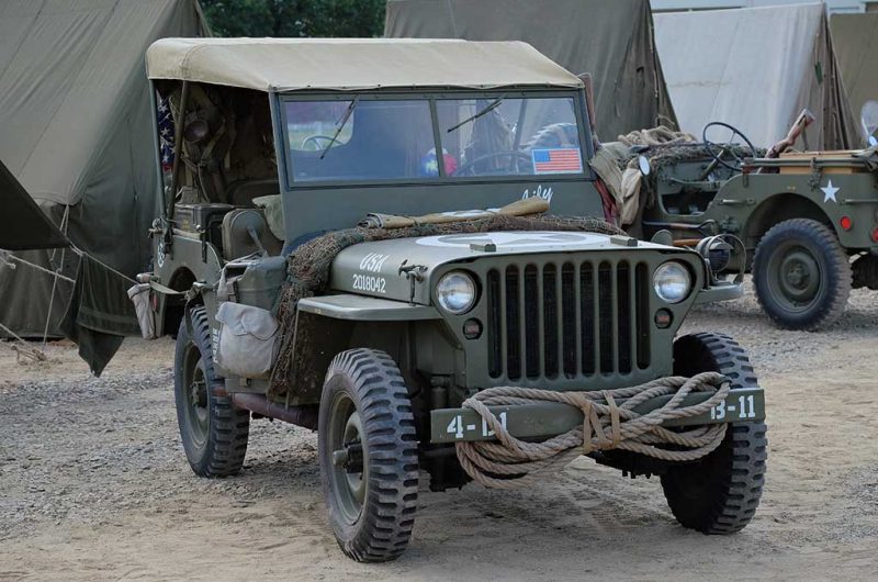 US Military Jeep and Patriotism