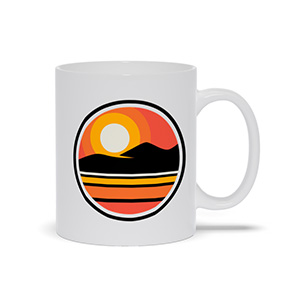Sunset Island Coffee Mug from Coffee Mugs and Hats